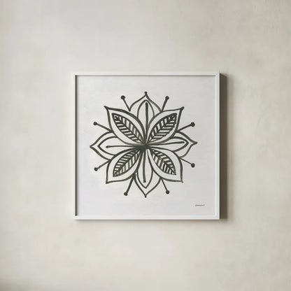 Patterns of the Amazon Icon XIV by Kathrine Lovell. Shown in a crisp white glass frame for a clean and minimalist style. Available as an archival giclee rolled canvas, fine art paper, or poster print. SKU 37117a.