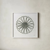Patterns of the Amazon Icon XV by Kathrine Lovell. Shown in a crisp white glass frame for a clean and minimalist style. Available as an archival giclee rolled canvas, fine art paper, or poster print. SKU 37118a.