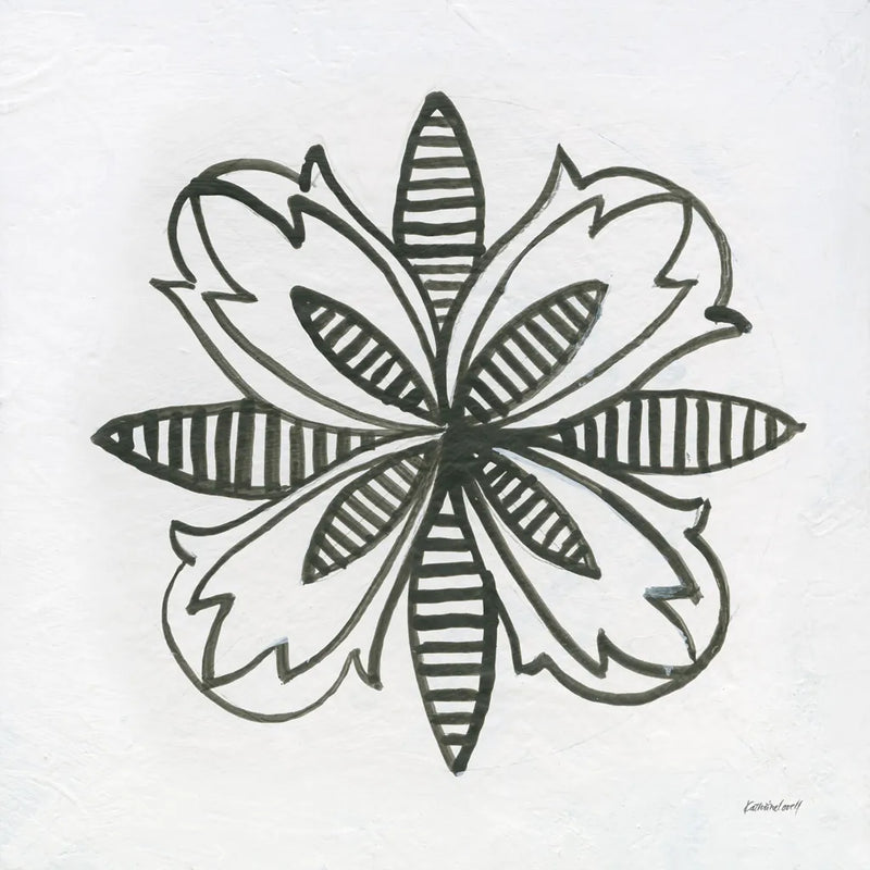 Patterns of the Amazon Icon XVI by Kathrine Lovell. SKU 37119a. Archival Giclee Fine art print for wall decor.