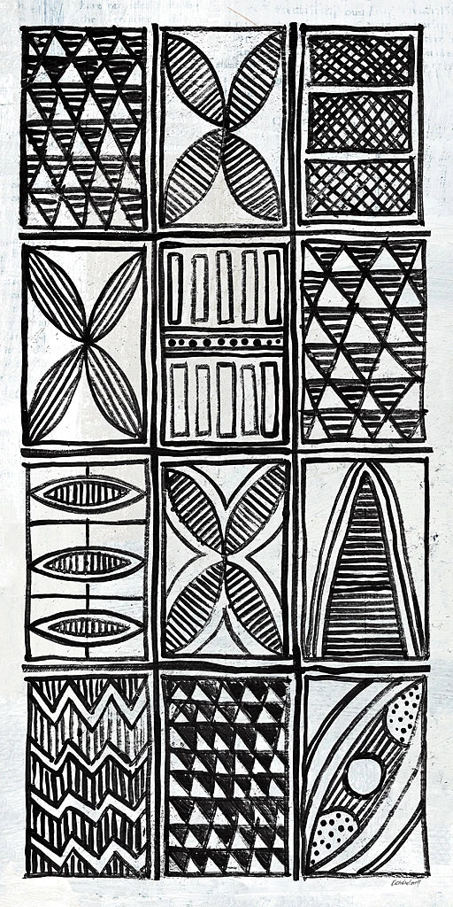 Patterns of the Amazon V BW by Kathrine Lovell