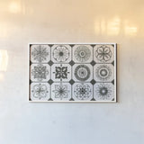 Patterns of the Amazon XVII by Kathrine Lovell. shown as a paper print in a white frame. Available as a archival giclee rolled canvas, fine art paper, or poster print. SKU 37700i.
