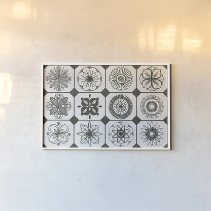 Patterns of the Amazon XVII by Kathrine Lovell. shown as a paper print in a white frame. Available as a archival giclee rolled canvas, fine art paper, or poster print. SKU 37700i.