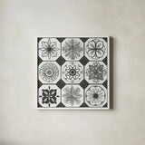 Patterns of the Amazon XX by Kathrine Lovell. Shown in a crisp white glass frame for a clean and minimalist style. Available as an archival giclee rolled canvas, fine art paper, or poster print. SKU 37702a.
