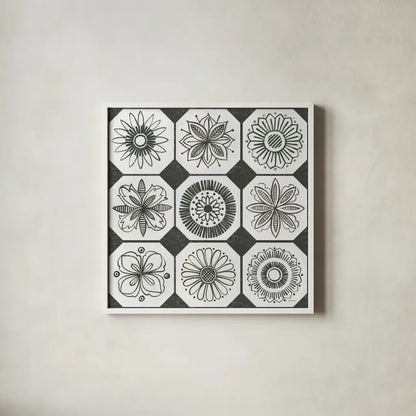 Patterns of the Amazon XXI by Kathrine Lovell. Shown in a crisp white glass frame for a clean and minimalist style. Available as an archival giclee rolled canvas, fine art paper, or poster print. SKU 37703a.