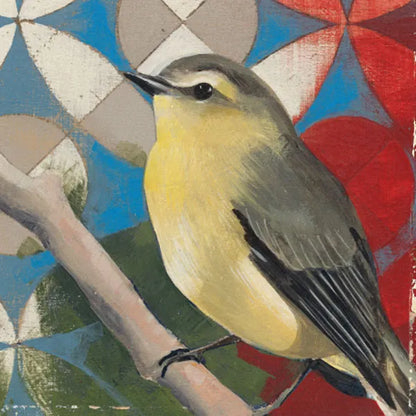 Philadelphia Vireo by Kathrine Lovell. SKU 43540a. Archival Giclee Fine art print for wall decor.