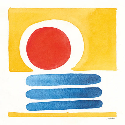 Primary Sunrise II by Kathrine Lovell. SKU 84781a. Archival Giclee Fine art print for wall decor.