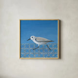 Run Run Run by Kathrine Lovell. Shown in a natural wood glass frame for a timeless modern aesthetic. Available as an archival giclee rolled canvas, fine art paper, or poster print. SKU 24447a.
