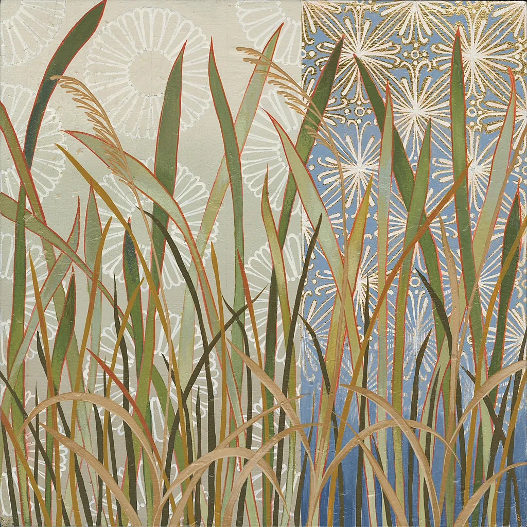 Scenic Grasses by Kathrine Lovell. SKU 43464a. Archival Giclee Fine art print for wall decor.