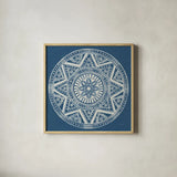Seville I by Kathrine Lovell. Shown in a natural wood glass frame for a timeless modern aesthetic. Available as an archival giclee rolled canvas, fine art paper, or poster print. SKU 30954a.