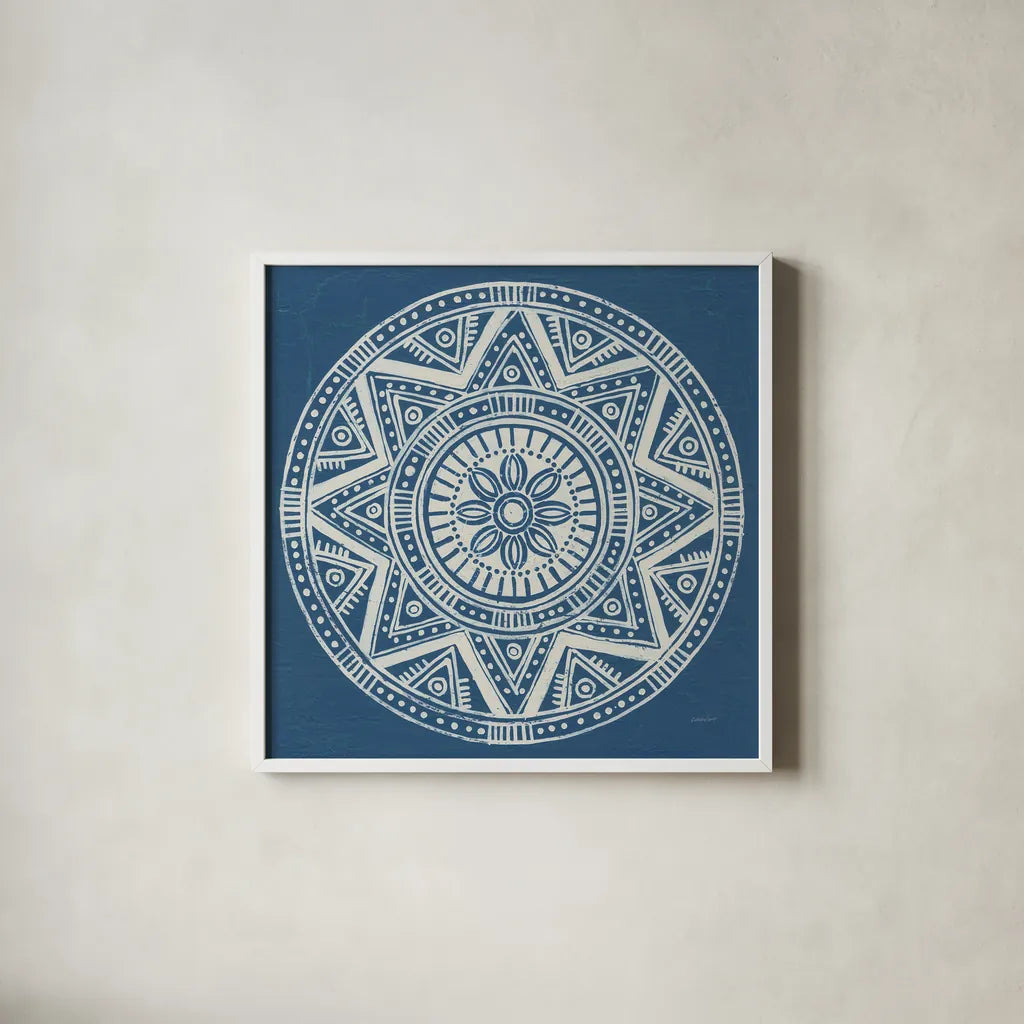 Seville I by Kathrine Lovell. Shown in a crisp white glass frame for a clean and minimalist style. Available as an archival giclee rolled canvas, fine art paper, or poster print. SKU 30954a.