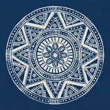 Seville I Dark Blue FB by Kathrine Lovell. SKU 31910a. Archival Giclee Fine art print for wall decor.