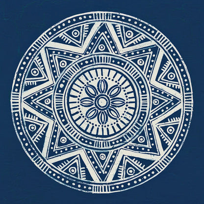 Seville I Dark Blue FB by Kathrine Lovell. SKU 31910a. Archival Giclee Fine art print for wall decor.