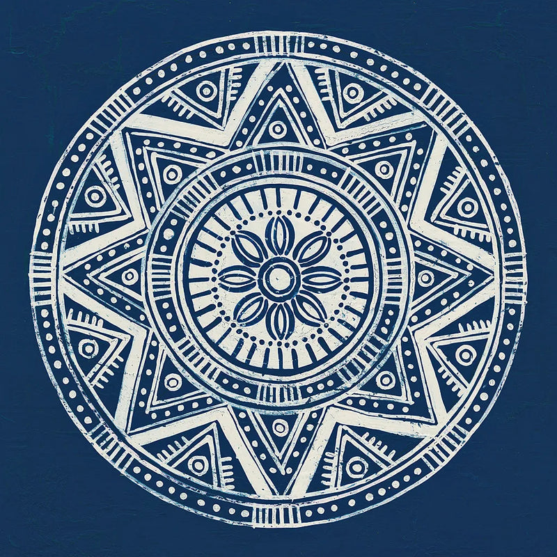 Seville I Dark Blue FB by Kathrine Lovell. SKU 31910a. Archival Giclee Fine art print for wall decor.