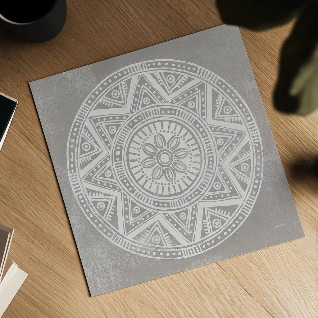 Seville I FB Greige by Kathrine Lovell. Shown as a detailed flat fine art print, highlighting archival giclee quality. Available as an archival giclee rolled canvas, fine art paper, or poster print. SKU 33320a.