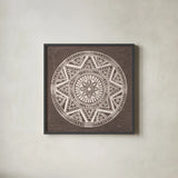 Seville I FB Spice by Kathrine Lovell. Shown in a sleek black glass frame for a contemporary gallery look. Available as an archival giclee rolled canvas, fine art paper, or poster print. SKU 33796a.