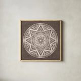 Seville I FB Spice by Kathrine Lovell. Shown in a natural wood glass frame for a timeless modern aesthetic. Available as an archival giclee rolled canvas, fine art paper, or poster print. SKU 33796a.