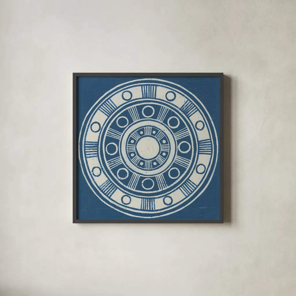 Seville II by Kathrine Lovell. Shown in a sleek black glass frame for a contemporary gallery look. Available as an archival giclee rolled canvas, fine art paper, or poster print. SKU 30955a.