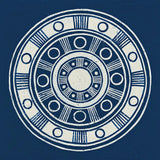 Seville II Dark Blue FB by Kathrine Lovell. SKU 31911a. Archival Giclee Fine art print for wall decor.