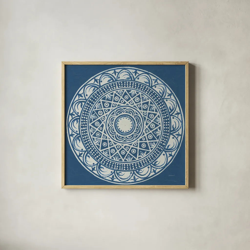 Seville III by Kathrine Lovell. Shown in a natural wood glass frame for a timeless modern aesthetic. Available as an archival giclee rolled canvas, fine art paper, or poster print. SKU 30956a.