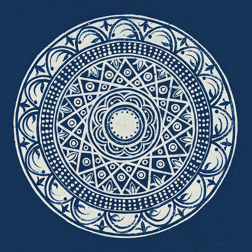 Seville III Dark Blue FB by Kathrine Lovell. SKU 31912a. Archival Giclee Fine art print for wall decor.