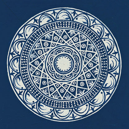 Seville III Dark Blue FB by Kathrine Lovell. SKU 31912a. Archival Giclee Fine art print for wall decor.