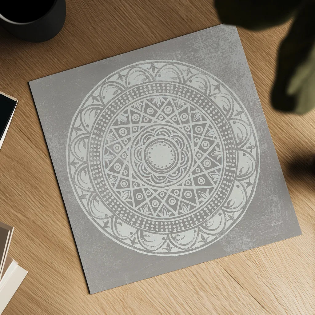 Seville III FB Greige by Kathrine Lovell. Shown as a detailed flat fine art print, highlighting archival giclee quality. Available as an archival giclee rolled canvas, fine art paper, or poster print. SKU 33322a.