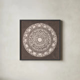 Seville III FB Spice by Kathrine Lovell. Shown in a sleek black glass frame for a contemporary gallery look. Available as an archival giclee rolled canvas, fine art paper, or poster print. SKU 33798a.