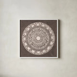 Seville III FB Spice by Kathrine Lovell. Shown in a crisp white glass frame for a clean and minimalist style. Available as an archival giclee rolled canvas, fine art paper, or poster print. SKU 33798a.