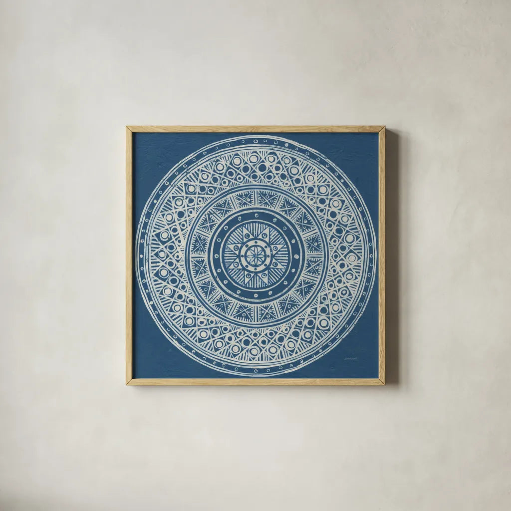 Seville IV by Kathrine Lovell. Shown in a natural wood glass frame for a timeless modern aesthetic. Available as an archival giclee rolled canvas, fine art paper, or poster print. SKU 30957a.