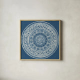 Seville IV by Kathrine Lovell. Shown in a natural wood glass frame for a timeless modern aesthetic. Available as an archival giclee rolled canvas, fine art paper, or poster print. SKU 30957a.