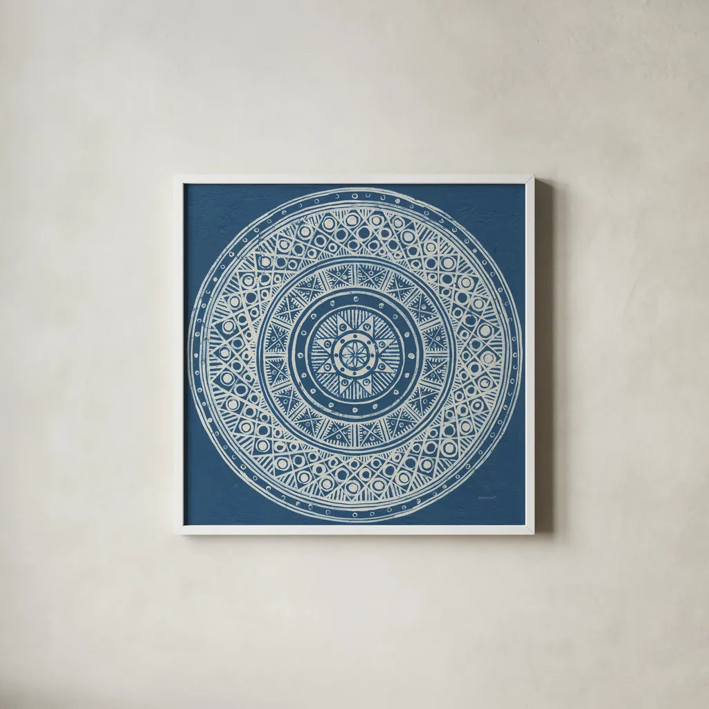 Seville IV by Kathrine Lovell. Shown in a crisp white glass frame for a clean and minimalist style. Available as an archival giclee rolled canvas, fine art paper, or poster print. SKU 30957a.