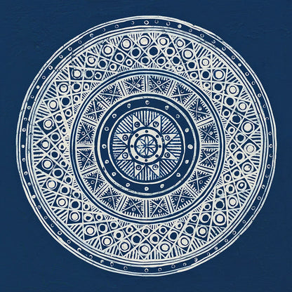 Seville IV Dark Blue FB by Kathrine Lovell. SKU 31913a. Archival Giclee Fine art print for wall decor.