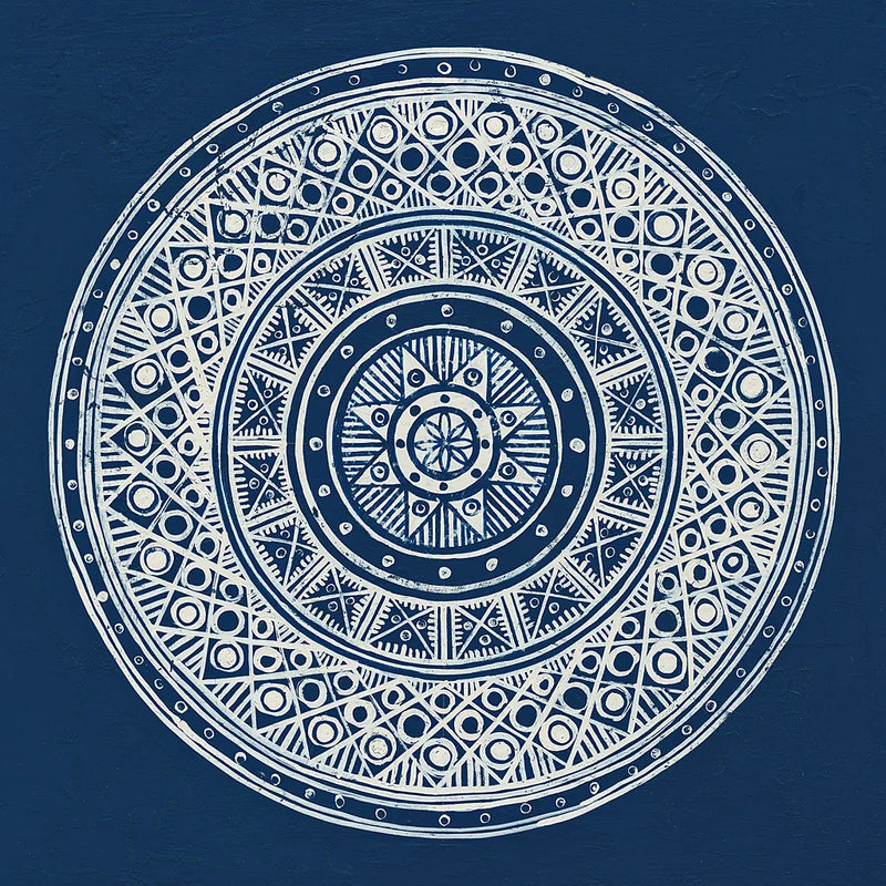 Seville IV Dark Blue FB by Kathrine Lovell. SKU 31913a. Archival Giclee Fine art print for wall decor.