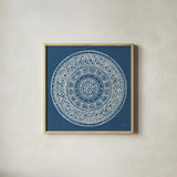 Seville IV FB by Kathrine Lovell. Shown in a natural wood glass frame for a timeless modern aesthetic. Available as an archival giclee rolled canvas, fine art paper, or poster print. SKU 31870a.