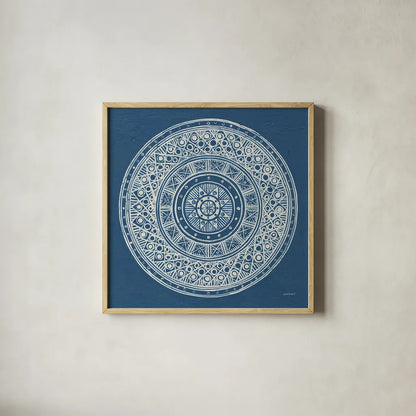 Seville IV FB by Kathrine Lovell. Shown in a natural wood glass frame for a timeless modern aesthetic. Available as an archival giclee rolled canvas, fine art paper, or poster print. SKU 31870a.