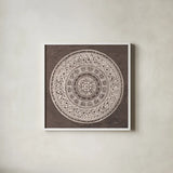 Seville IV FB Spice by Kathrine Lovell. Shown in a crisp white glass frame for a clean and minimalist style. Available as an archival giclee rolled canvas, fine art paper, or poster print. SKU 33799a.