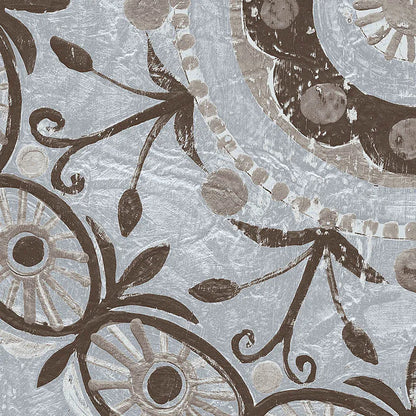 Silver Lakai Circle I Square IV by Kathrine Lovell. SKU 28022a. Archival Giclee Fine art print for wall decor.