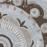Silver Lakai Circle II Square II by Kathrine Lovell. SKU 28012a. Archival Giclee Fine art print for wall decor.