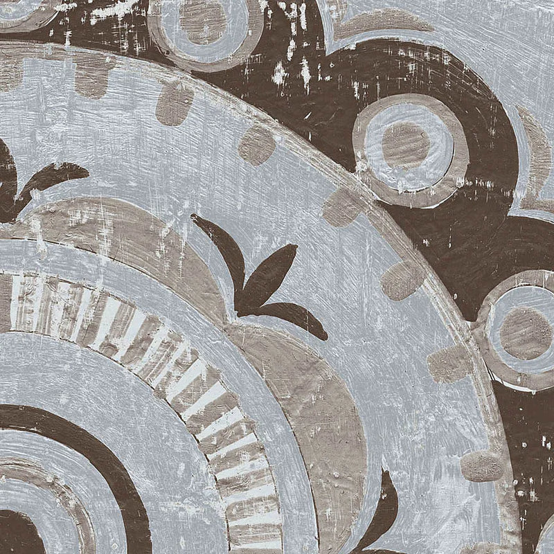 Silver Lakai Circle II Square II by Kathrine Lovell. SKU 28012a. Archival Giclee Fine art print for wall decor.