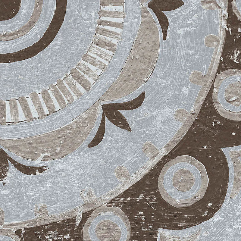 Silver Lakai Circle II Square III by Kathrine Lovell. SKU 28013a. Archival Giclee Fine art print for wall decor.