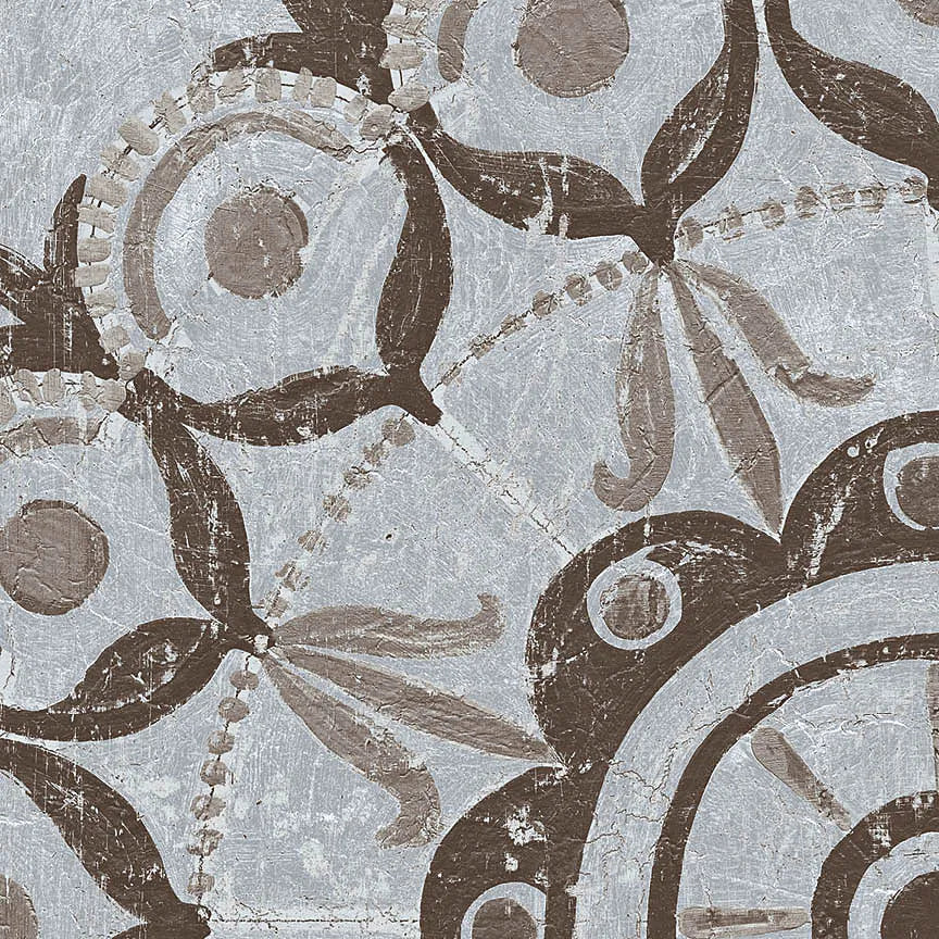 Silver Lakai Circle V Square I by Kathrine Lovell. SKU 28015a. Archival Giclee Fine art print for wall decor.