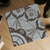 Silver Lakai Circle V Square II by Kathrine Lovell. Shown as a detailed flat fine art print, highlighting archival giclee quality. Available as an archival giclee rolled canvas, fine art paper, or poster print. SKU 28016a.