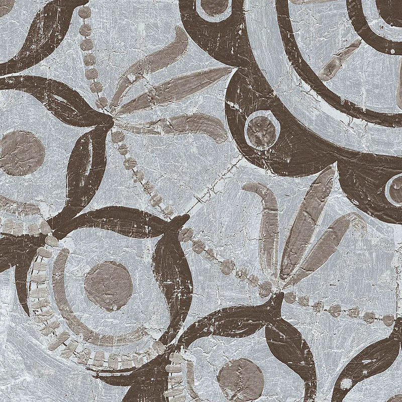 Silver Lakai Circle V Square IV by Kathrine Lovell. SKU 28018a. Archival Giclee Fine art print for wall decor.