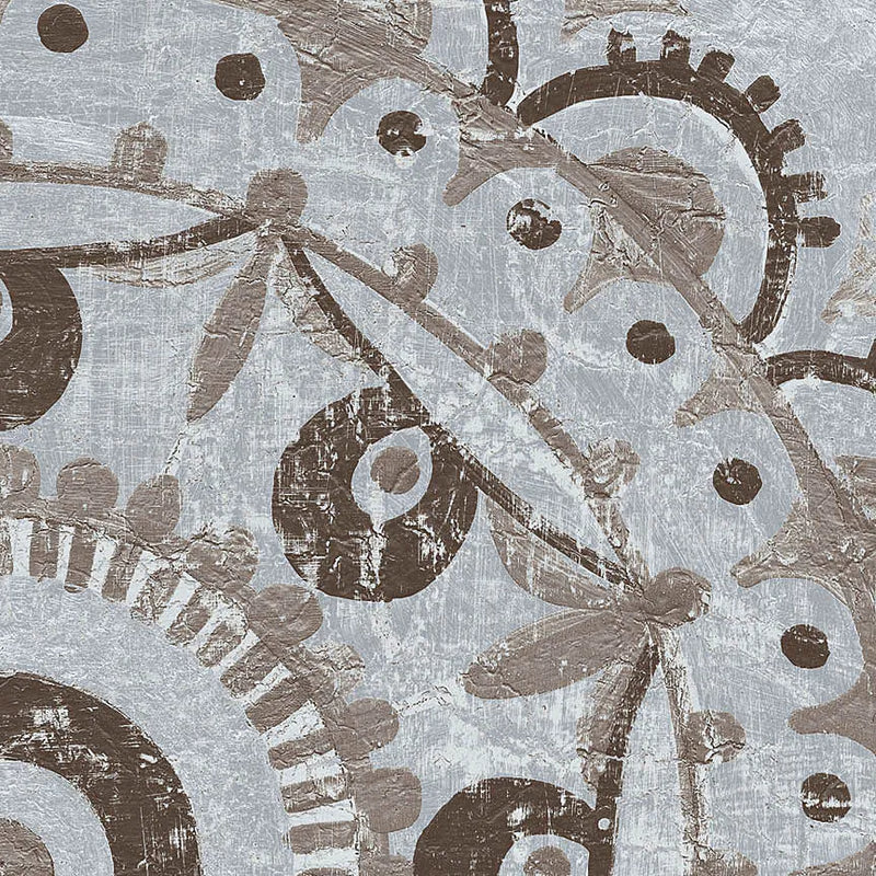 Silver Lakai Circle VI Square II by Kathrine Lovell. SKU 28008a. Archival Giclee Fine art print for wall decor.