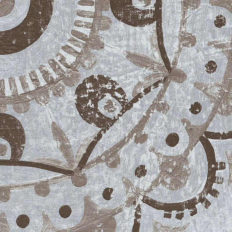 Silver Lakai Circle VI Square III by Kathrine Lovell. SKU 28009a. Archival Giclee Fine art print for wall decor.