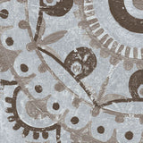 Silver Lakai Circle VI Square IV by Kathrine Lovell. SKU 28010a. Archival Giclee Fine art print for wall decor.