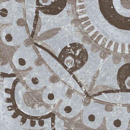 Silver Lakai Circle VI Square IV by Kathrine Lovell. SKU 28010a. Archival Giclee Fine art print for wall decor.