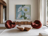 Soft Evening II by Kathrine Lovell. Shown as extra-large giant wall art in a modern living room. Available as an archival giclee rolled canvas, fine art paper, or poster print. SKU 24436a.