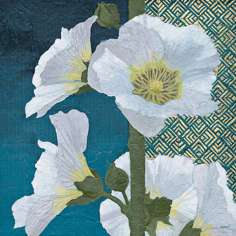Soft Evening II indigo by Kathrine Lovell. SKU 24522a. Archival Giclee Fine art print for wall decor.