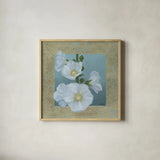 Soft Evening IV by Kathrine Lovell. Shown in a natural wood glass frame for a timeless modern aesthetic. Available as an archival giclee rolled canvas, fine art paper, or poster print. SKU 24438a.